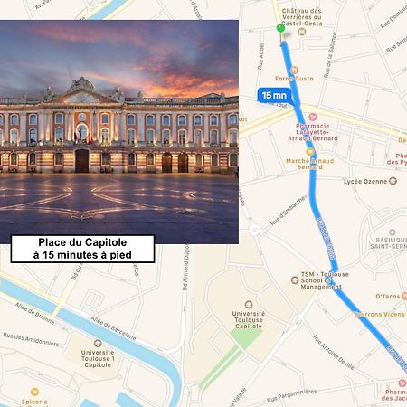 Le St Honore - Appartement Toulouse Centre Avec Chambre & Parking Eksteriør bilde
